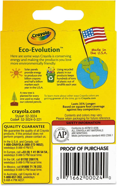 Crayola Classic Color Crayons Set Of 24 523024